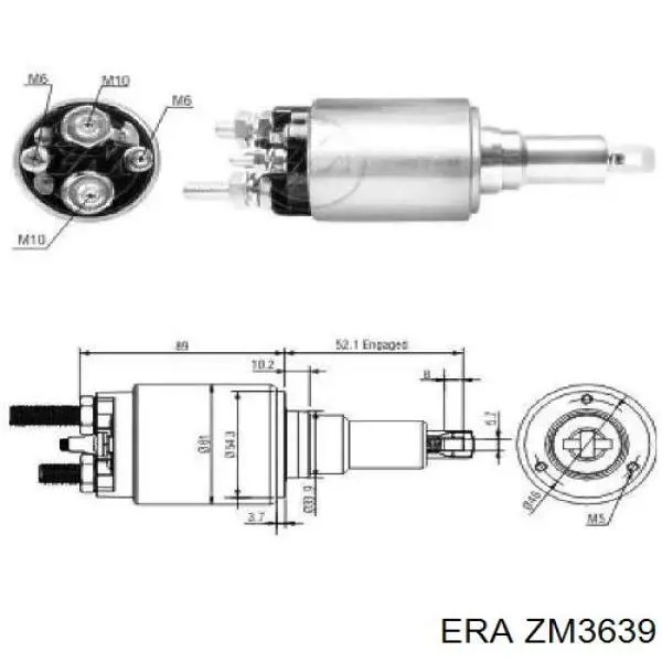 Interruptor magnético, estárter ZM3639 ERA