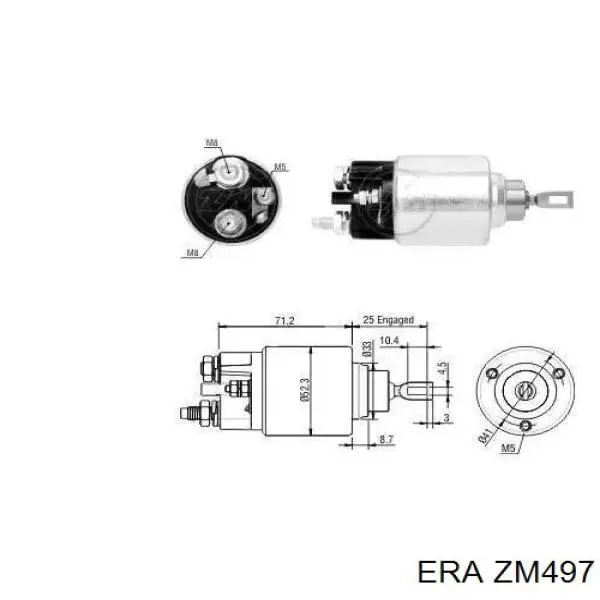 Втягивающее реле ERA ZM497
