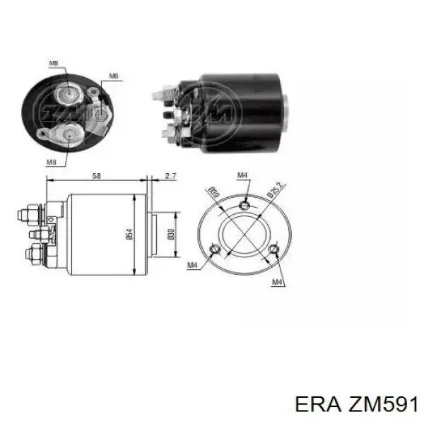 Interruptor magnético, estárter ZM591 ERA