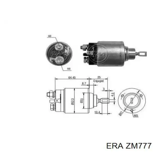 Купить ZM777 ERA Тяговое реле