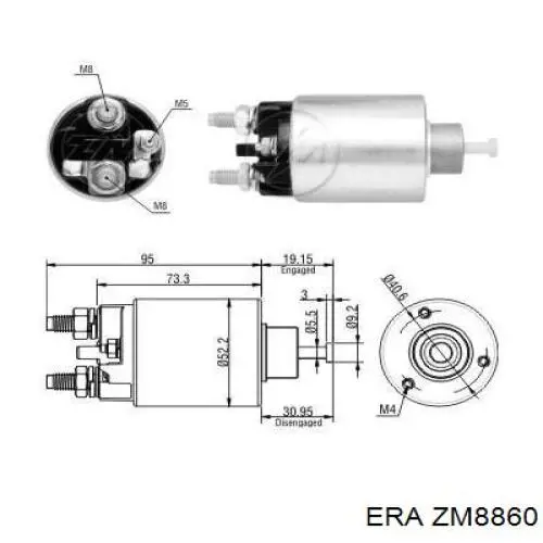 Купить ZM8860 ERA Тяговое реле
