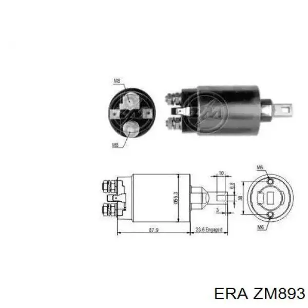 ZM893 ERA Тяговое реле стартера