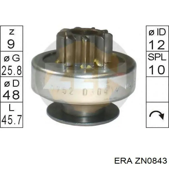  Бендикс ERA ZN0843 цена, от 11.06 USD