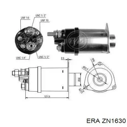 Бендикс стартера ZN1630 ERA