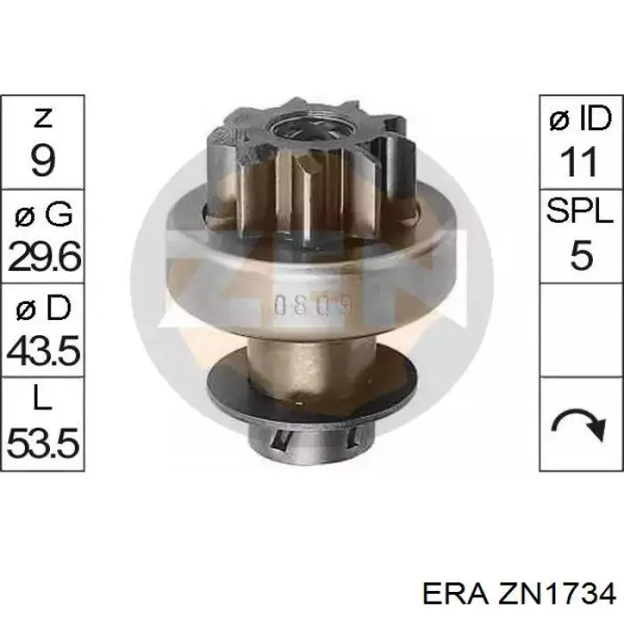  Бендикс ERA ZN1734 цена, от 18.04 USD