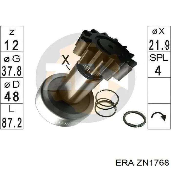 F032335664 Cargo Roda-livre do motor de arranco