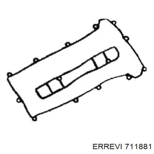 Задние барабанные колодки 711881 Errevi