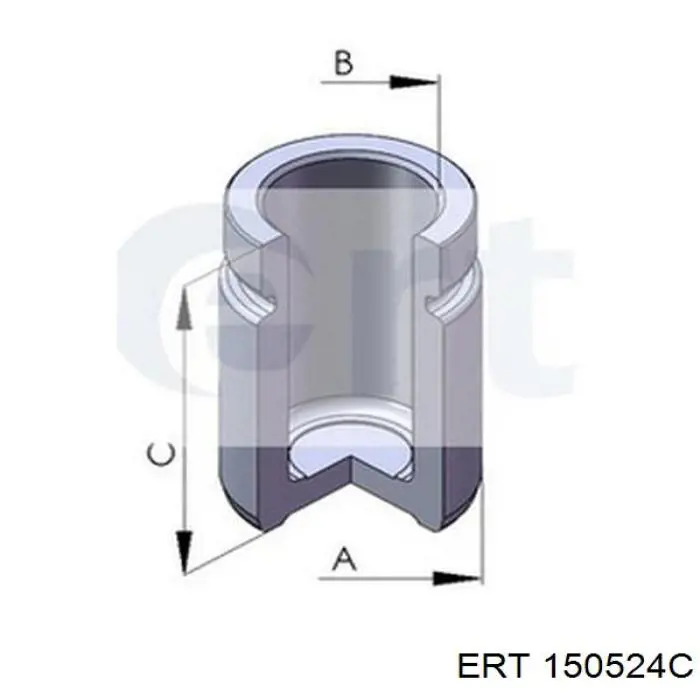 Поршень суппорта тормозного переднего 150524C ERT