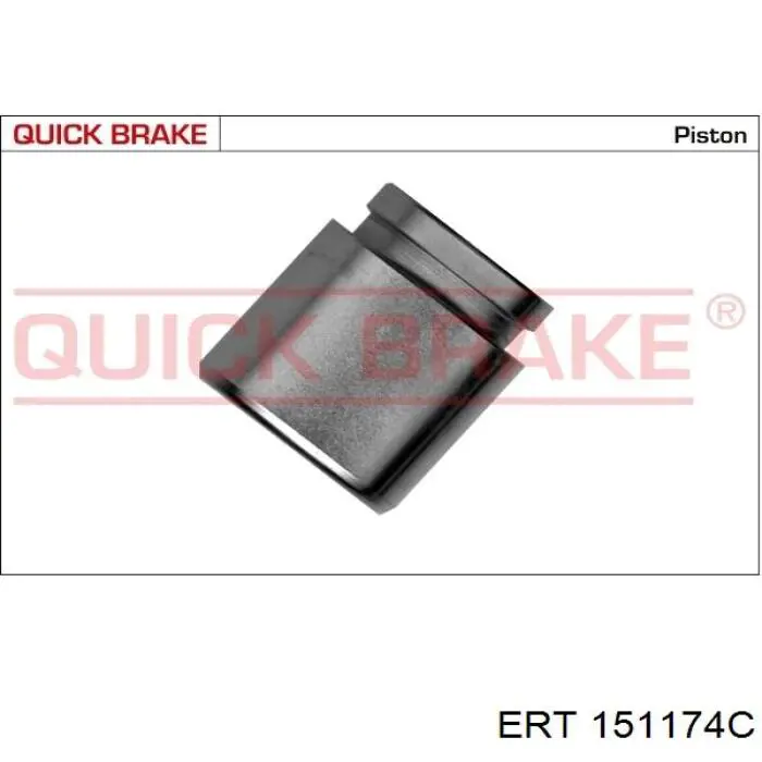 Поршень суппорта тормозного заднего 151174C ERT