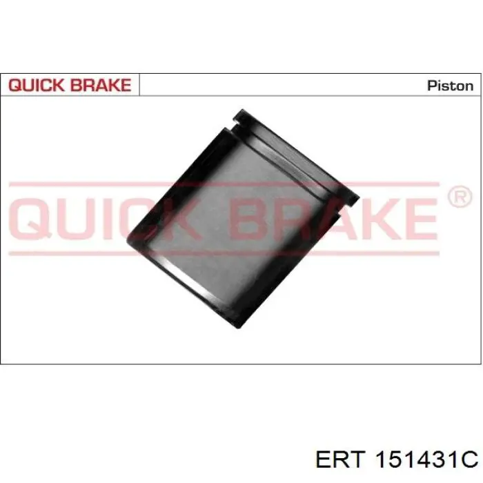 Поршень суппорта тормозного заднего 151431C ERT