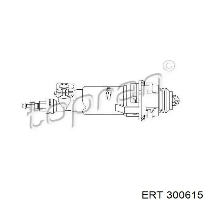Ремкомплект рабочего цилиндра сцепления ERT 300615 цена, от 3.39 USD