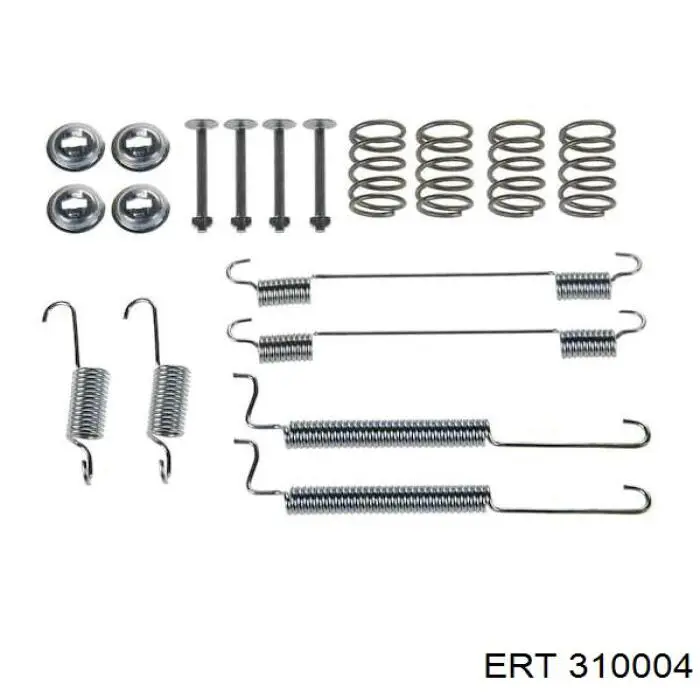 310004 ERT kit de montagem das sapatas traseiras de tambor