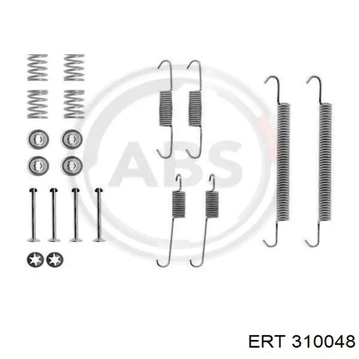 310048 ERT ремкомплект тормозных колодок