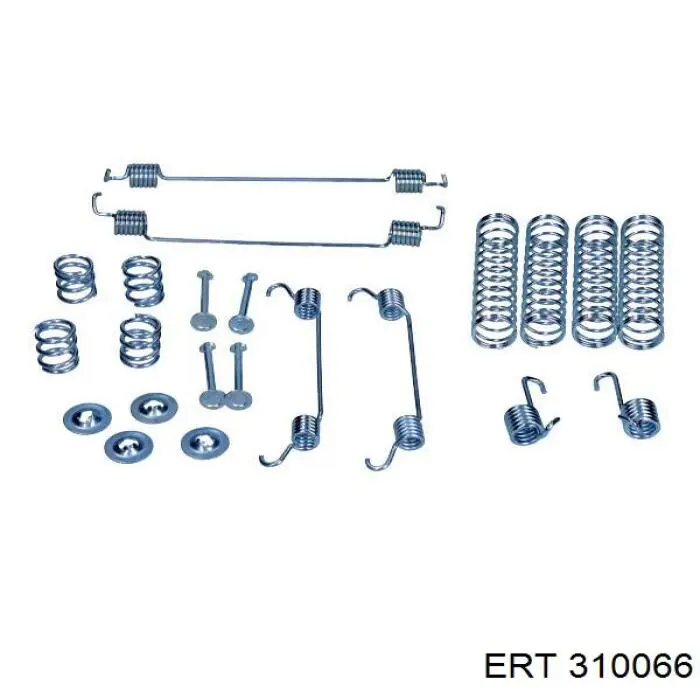 310066 ERT kit de montagem das sapatas traseiras de tambor