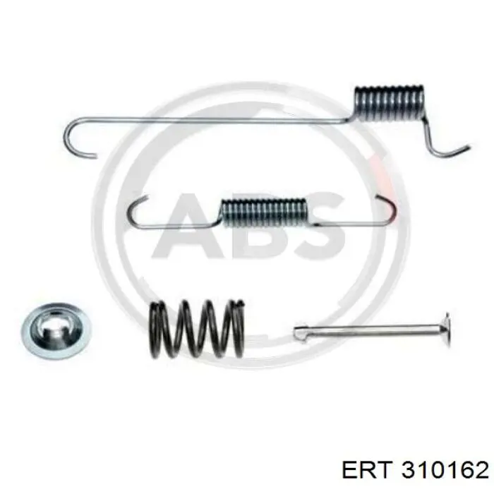 Монтажный комплект задних барабанных колодок 310162 ERT