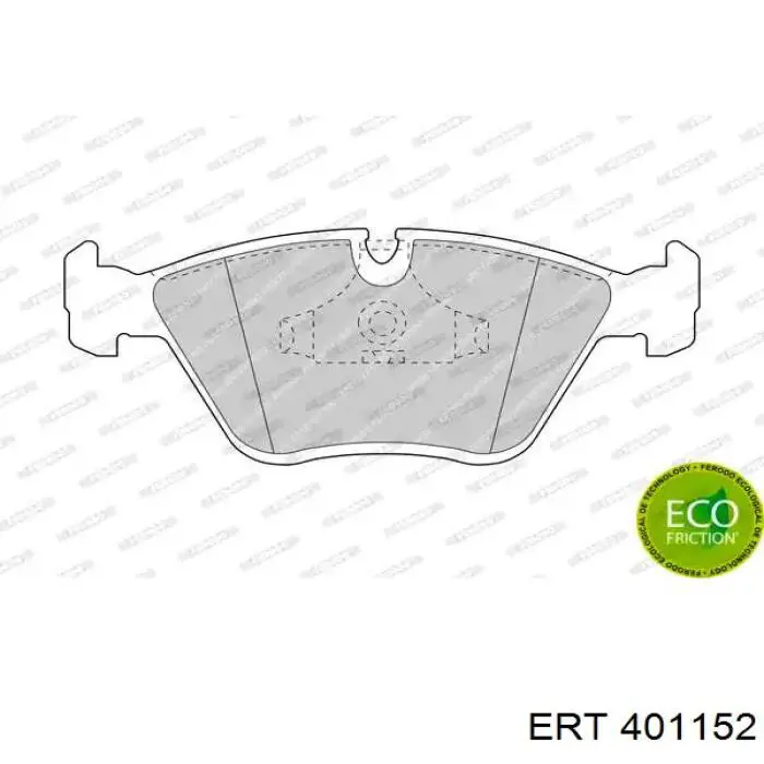 401152 ERT ремкомплект суппорта тормозного переднего