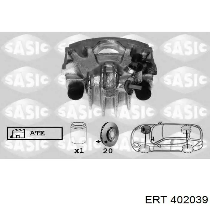 Ремкомплект суппортов ABS 57466 цена, от 22.88 USD