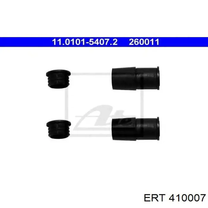Fuelle, guía de pinza de freno delantera 410007 ERT