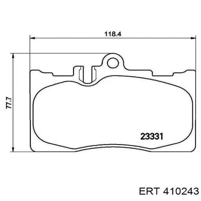 Ремкомплект тормозной системы ERT 410243 цена, от 6.54 USD