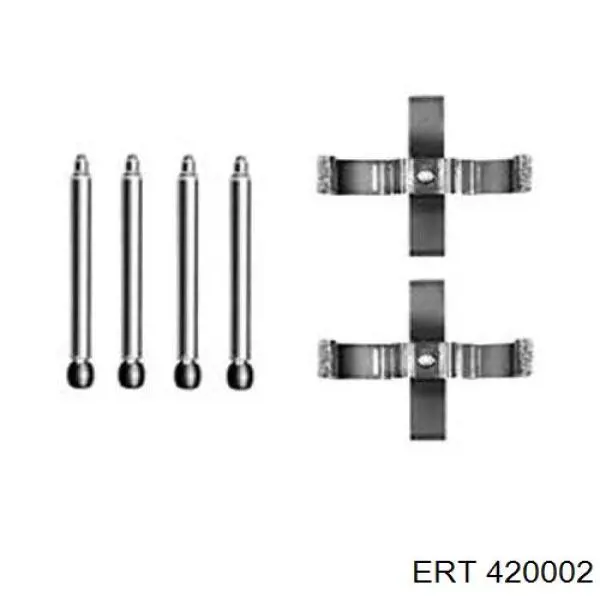 Ремкомплект тормозных колодок ERT 420002