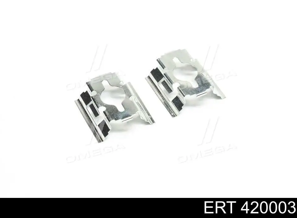 420003 ERT kit de molas de fixação de sapatas de disco dianteiras