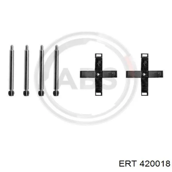420018 ERT kit de reparação dos freios traseiros
