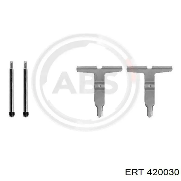 420030 ERT kit de reparação das sapatas do freio