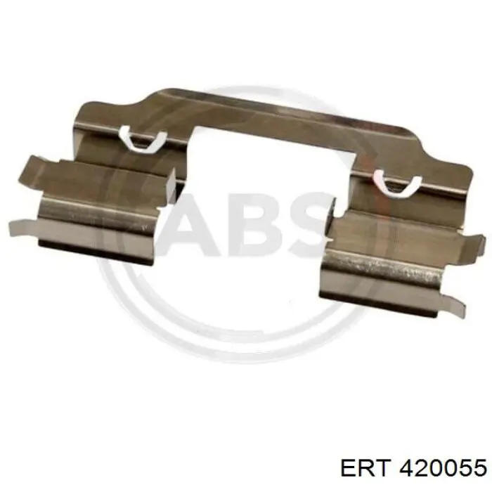420055 ERT комплект пружинок крепления дисковых колодок передних