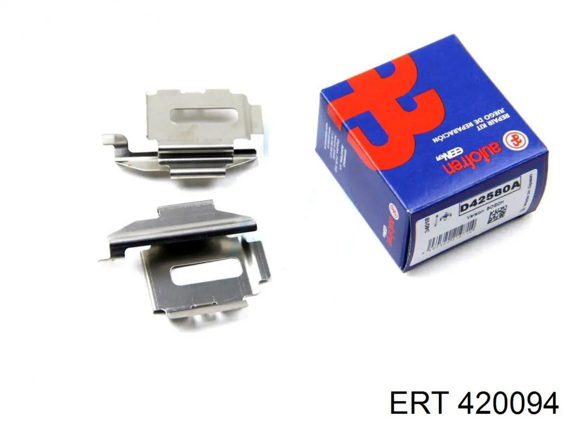 Комплект пружинок крепления дисковых колодок передних ERT 420094