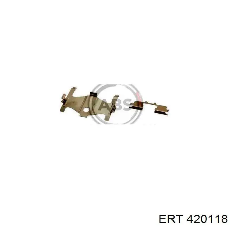 Conjunto De Muelles Almohadilla Discos Traseros 420118 ERT