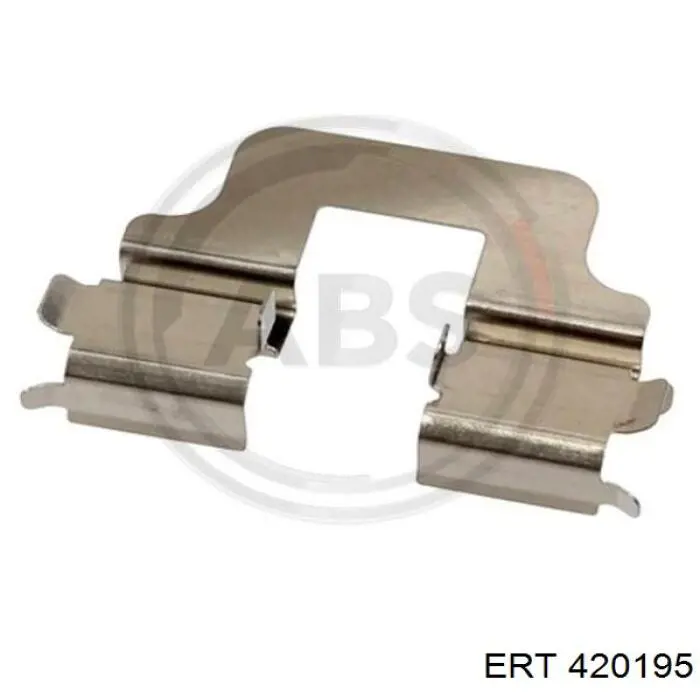 420195 ERT комплект пружинок крепления дисковых колодок задних