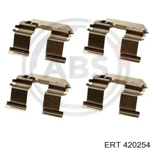 Ремкомплект тормозных колодок ERT 420254 цена, от 3.67 USD