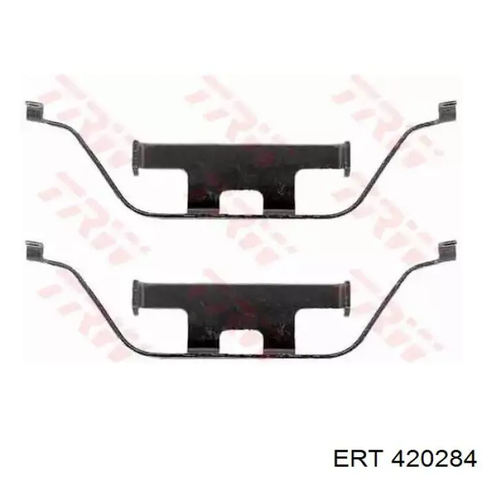 Ремкомплект тормозных колодок ERT 420284 цена, от 8.28 USD