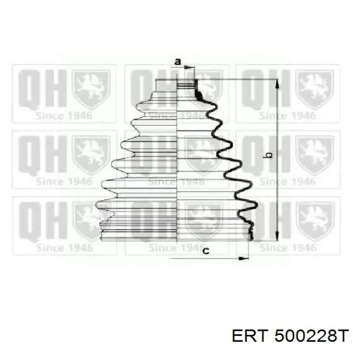 Чехол шруса ERT 500228T цена, от 11.28 USD