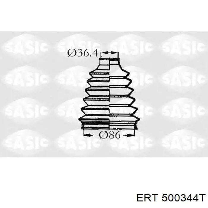 Чехол шруса ERT 500344T цена, от 11.76 USD