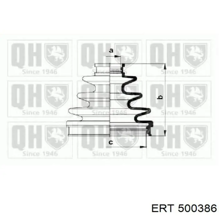 Чехол шруса ERT 500386 цена, от 6.29 USD
