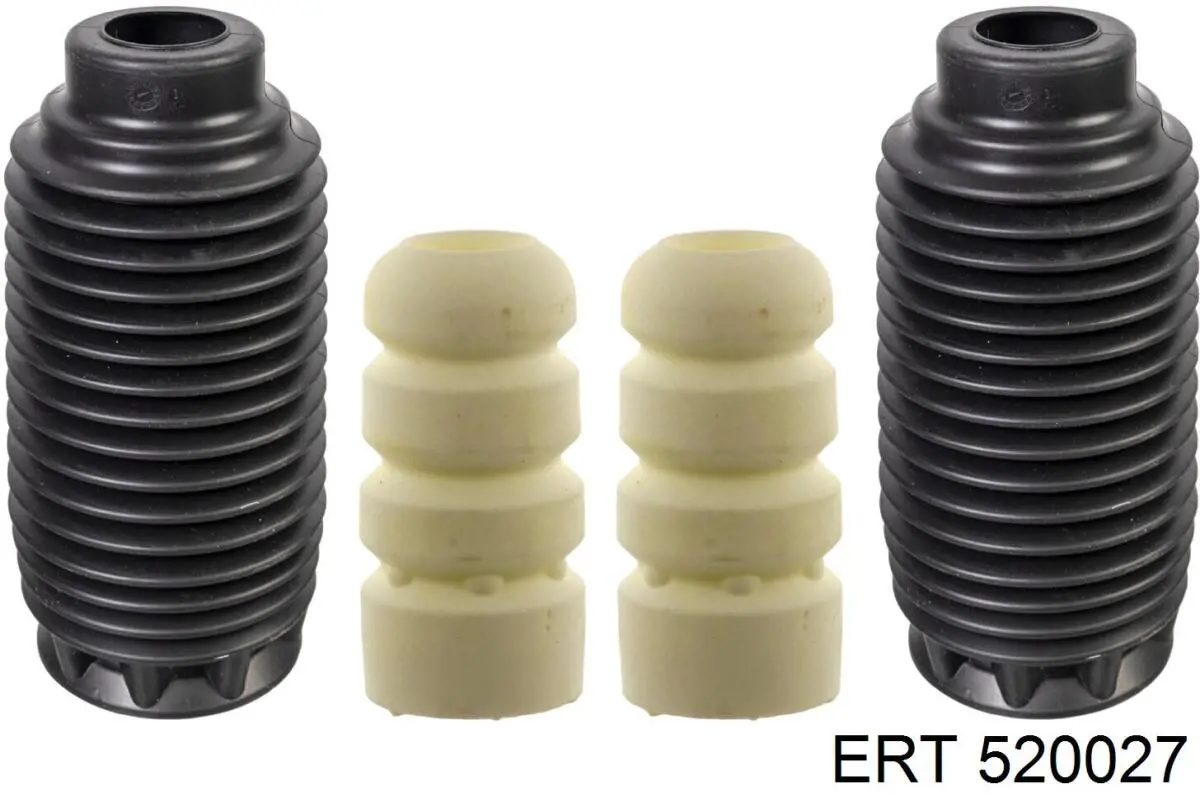 520027 ERT pára-choque (grade de proteção de amortecedor dianteiro + bota de proteção)