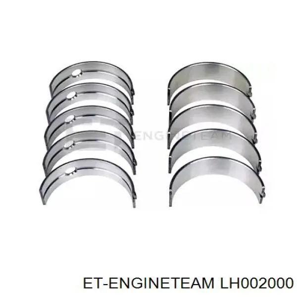 Folhas inseridas principais de cambota, kit, padrão (STD) para Renault Master (CD, HD, U0D)