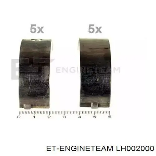 Купить 7701472809 Renault (RVI) Вкладыши коленвала, коренные, комплект, стандарт (STD)