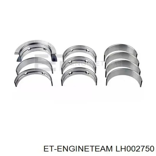 Вкладыши коленвала, коренные, комплект, 2-й ремонт (+0,50) King MB5675AM05 цена, от 40.53 USD