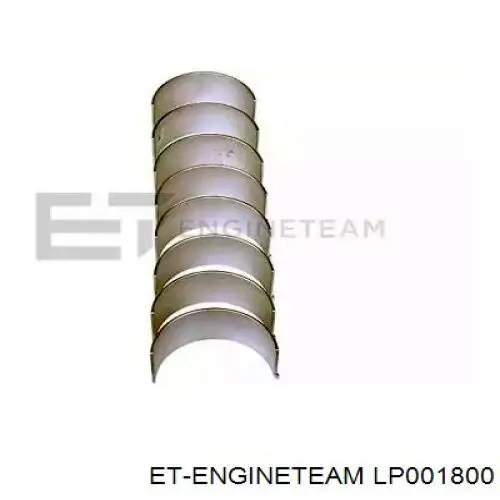 LP001800 ET Engineteam вкладыши коленвала шатунные, комплект, стандарт (std)