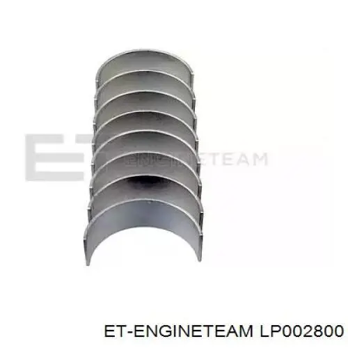 LP002800 ET Engineteam вкладыши коленвала шатунные, комплект, стандарт (std)