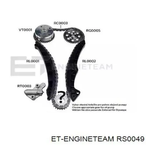 Cojinete guía, embrague RS0049 ET Engineteam