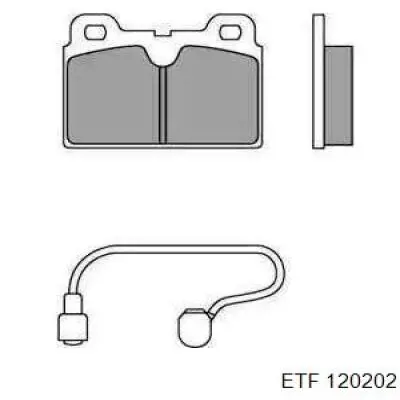 Передние тормозные колодки 0043267700 Talbot