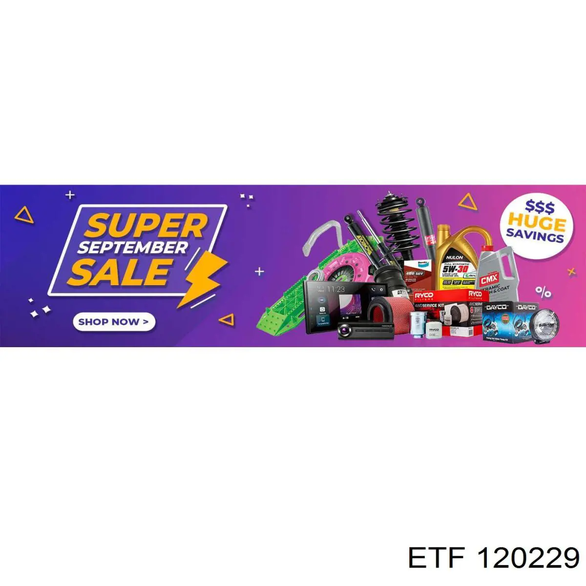 Тормозные колодки ETF 120229