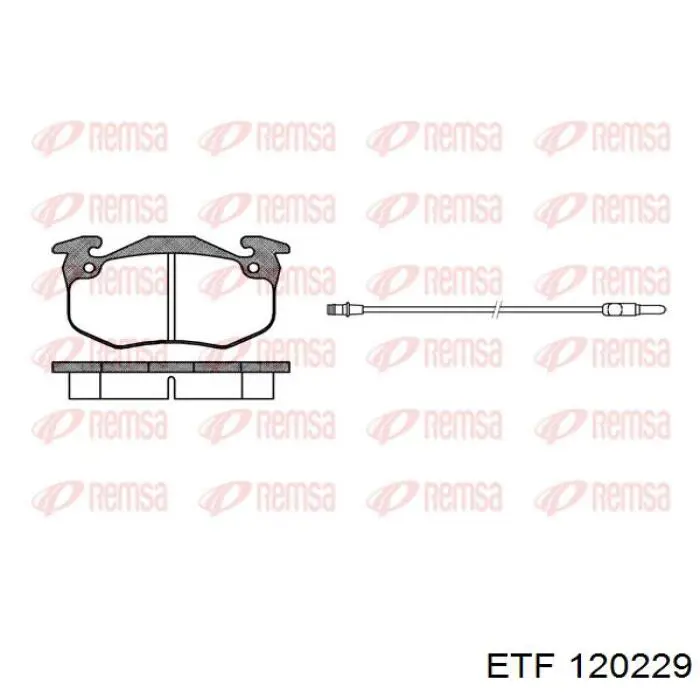 Колодки ETF 120229 цена, от 15.19 USD