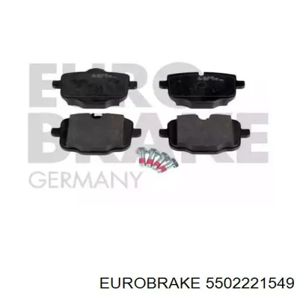 Задние тормозные колодки 5502221549 Eurobrake