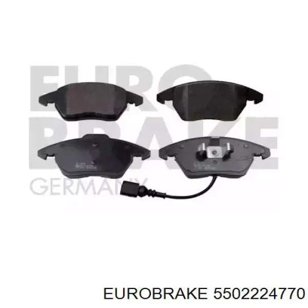 5502224770 Eurobrake колодки тормозные передние дисковые