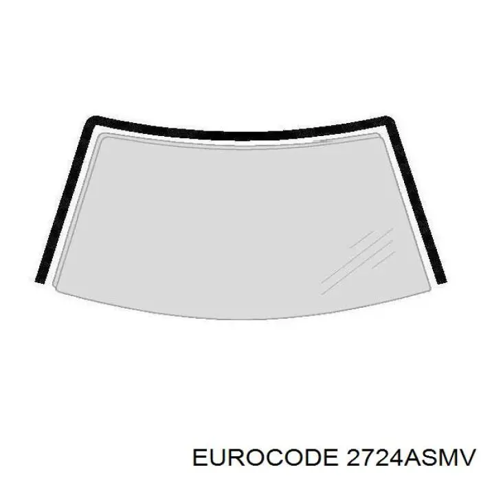 Уплотнитель лобового стекла 2724ASMV Eurocode