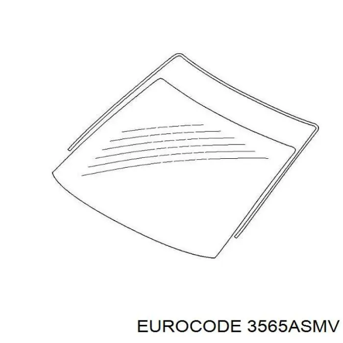 Рама ветрового окна Eurocode 3565ASMV цена, от 21.25 USD